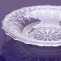 AVET Plato Gourmet Doge - Plato Hondo de Cristal con Relieve Exterior - Diámetro 28.5 cm, Altura 5 cm - Pack de 6 Unidades